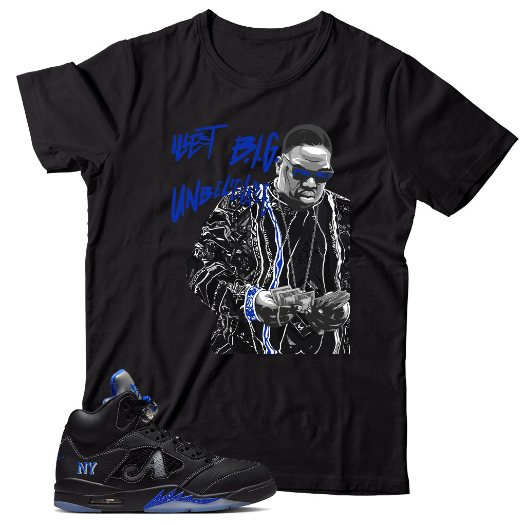 Shirt Match Jordan 5 Awake NY Black