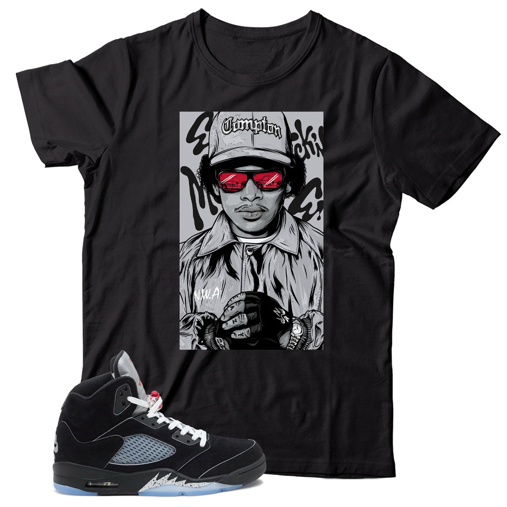 Jordan 5 Black Metallic Reimagined shirt