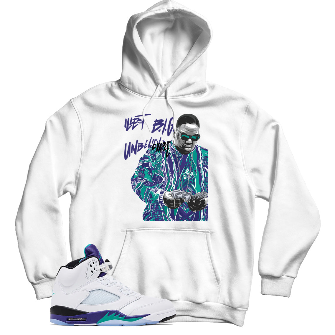 Hoodie Match Jordan 5 Grape