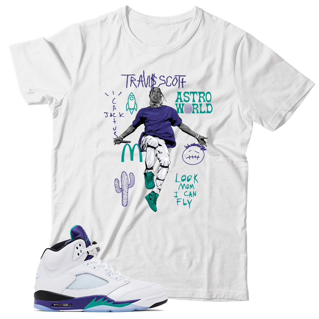 Shirt Match Jordan 5 Grape