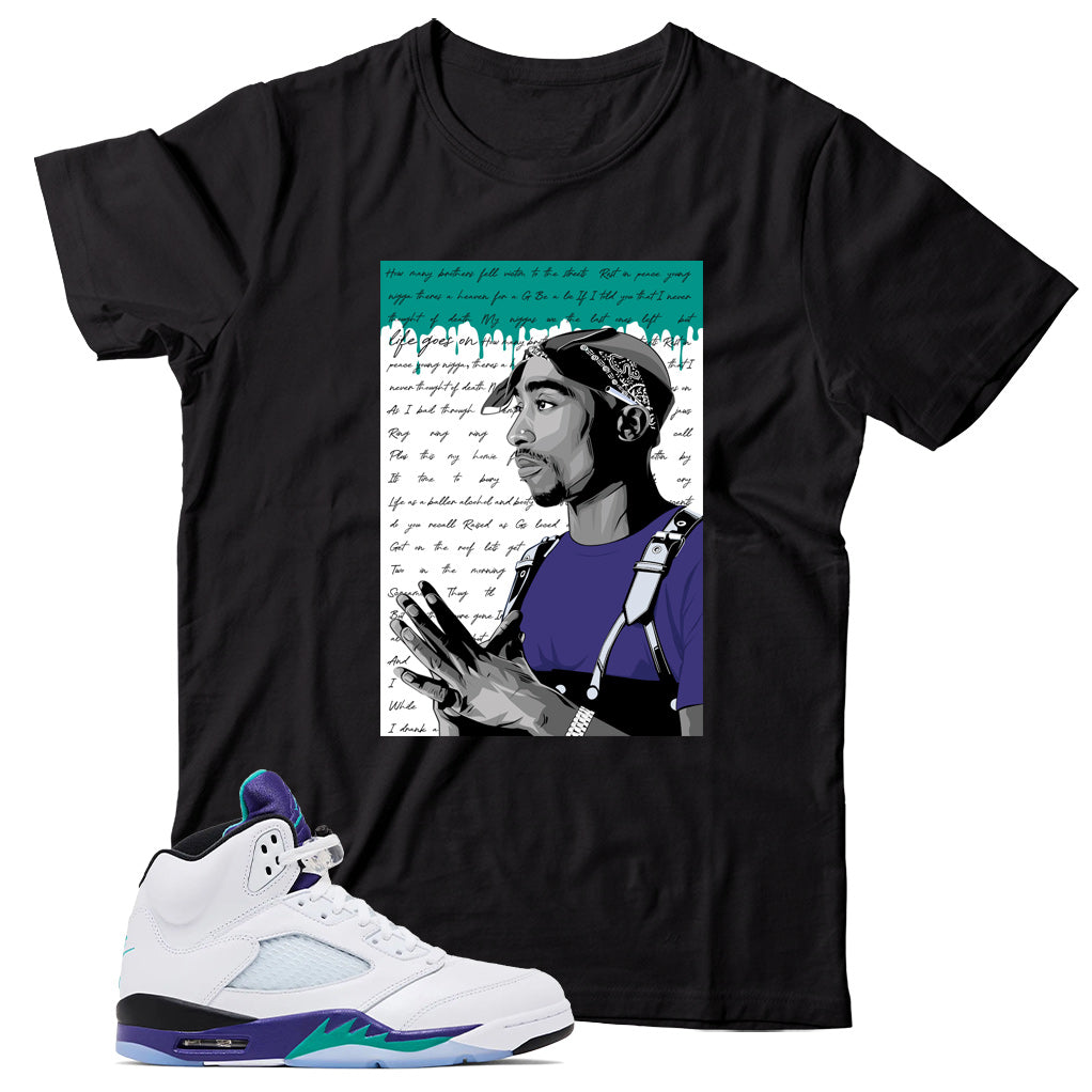 Jordan 5 Grape shirt