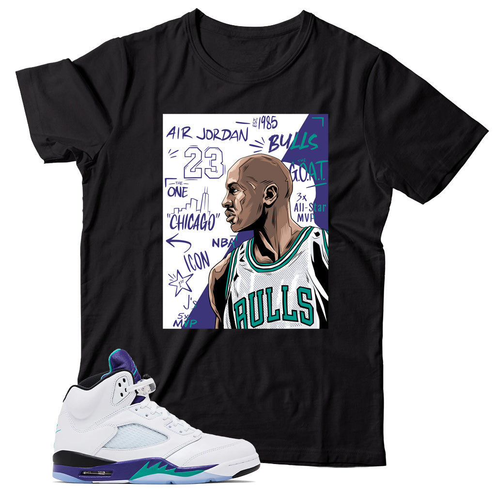 Jordan 5 Grape shirt