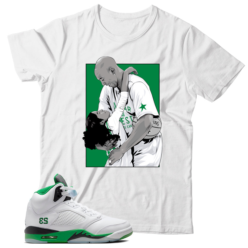 Jordan 5 Lucky Green shirt