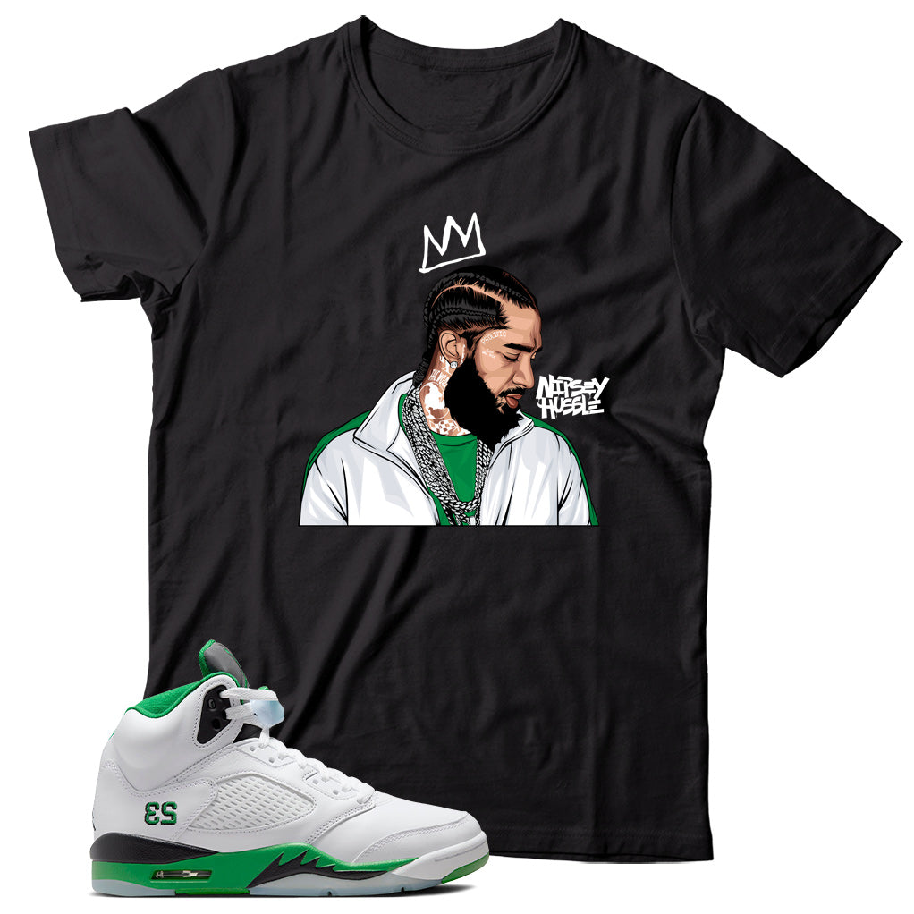 Jordan 5 Lucky Green shirt