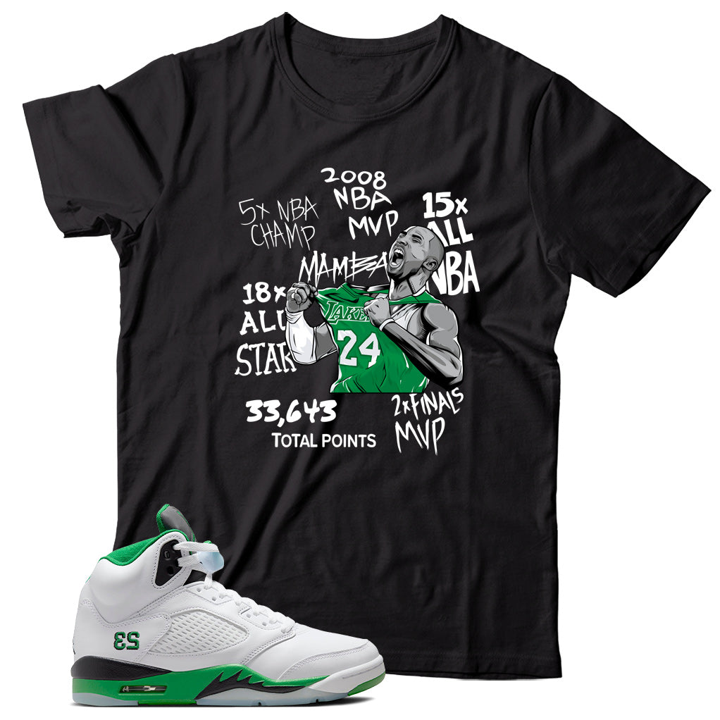 Jordan 5 Lucky Green shirt