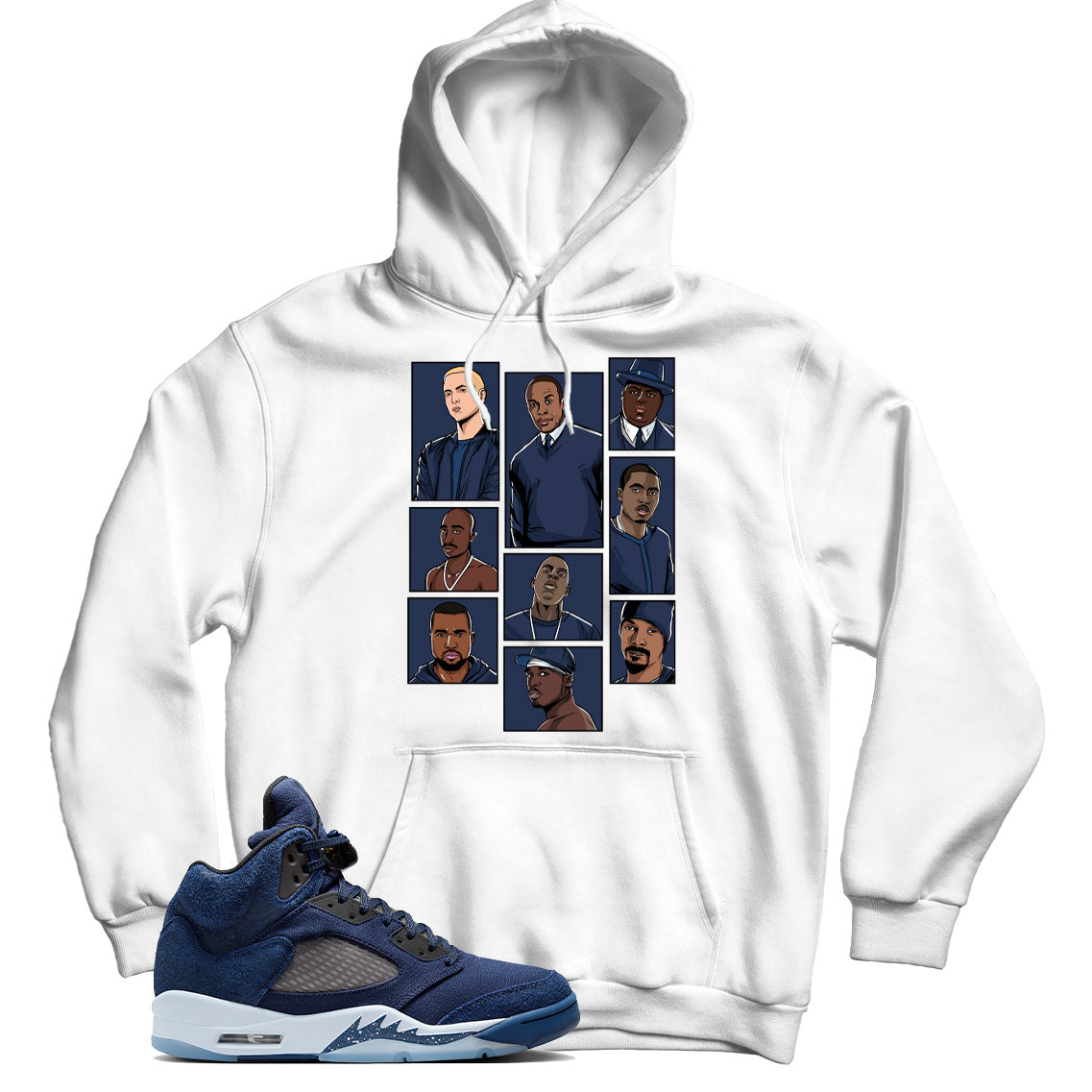 Jordan 5 Midnight Navy hoodie