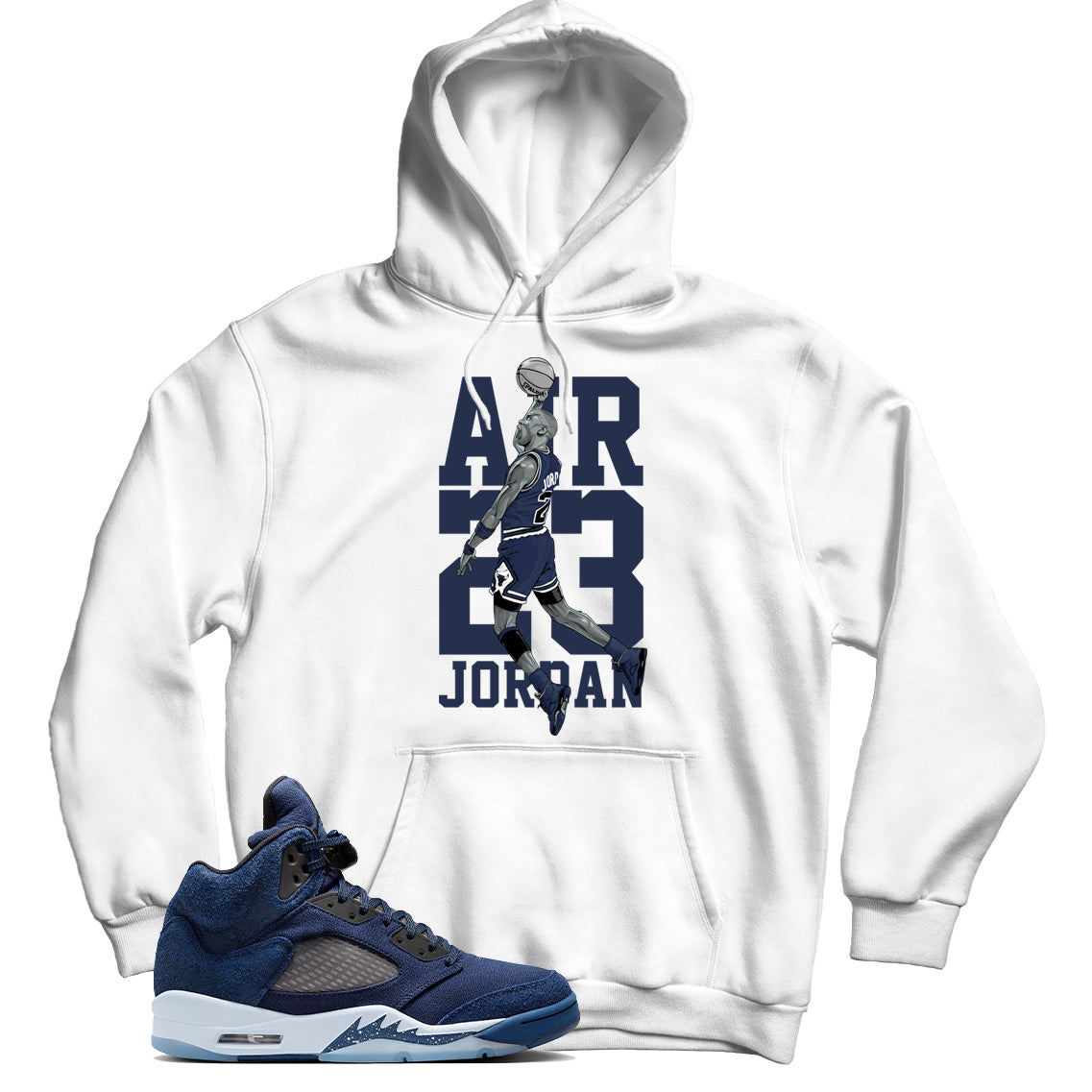 Jordan 5 Midnight Navy hoodie