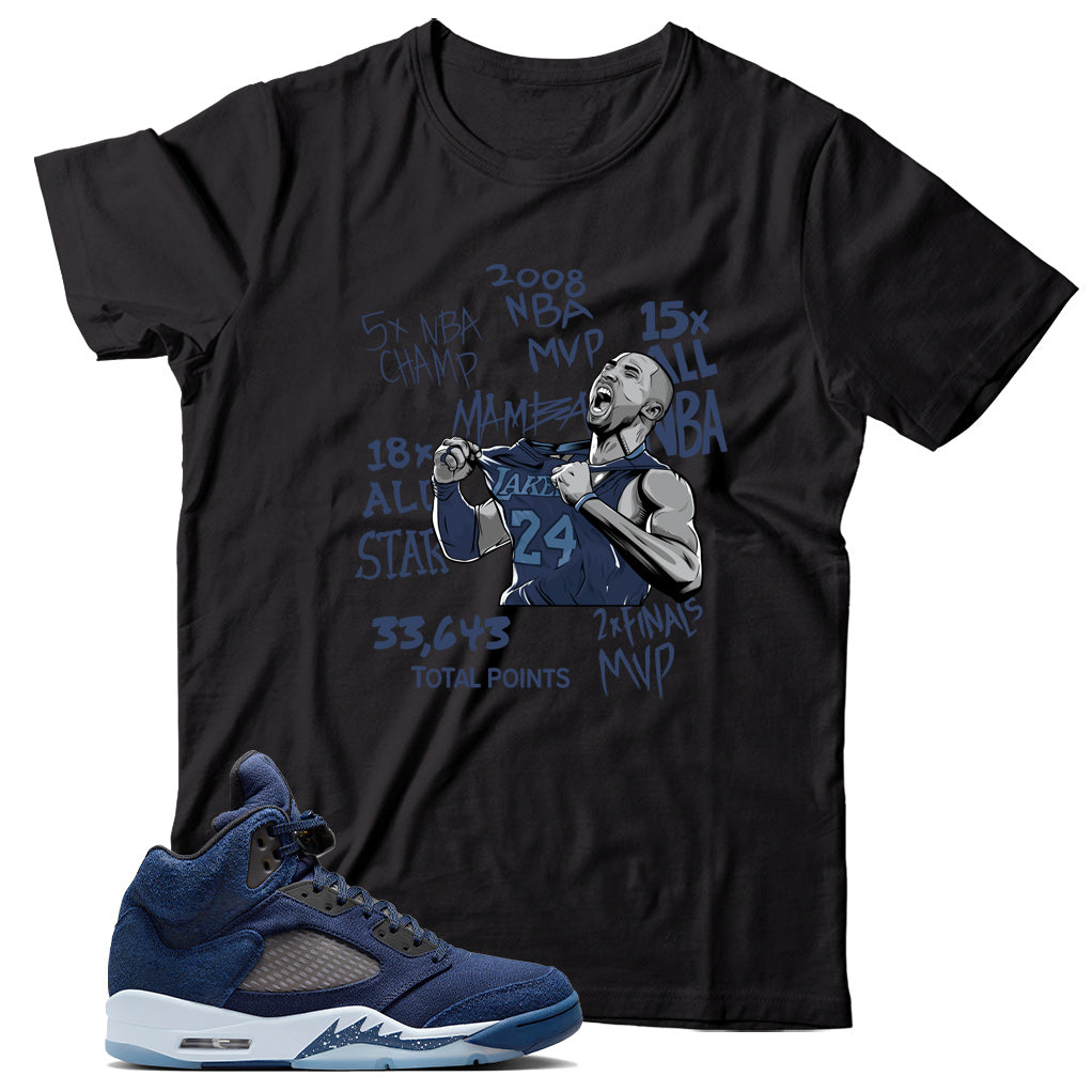 Jordan 5 Midnight Navy shirt