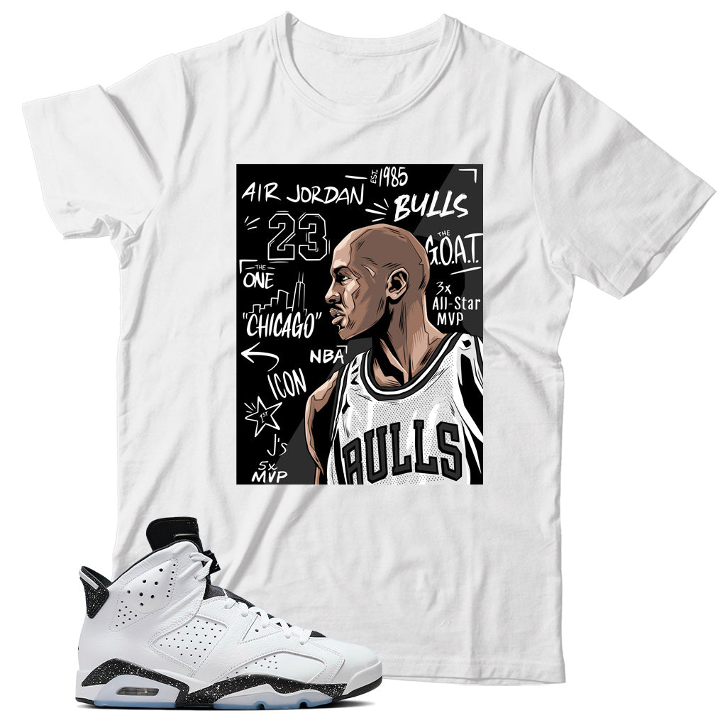 Jordan 6 Reverse Oreo shirt