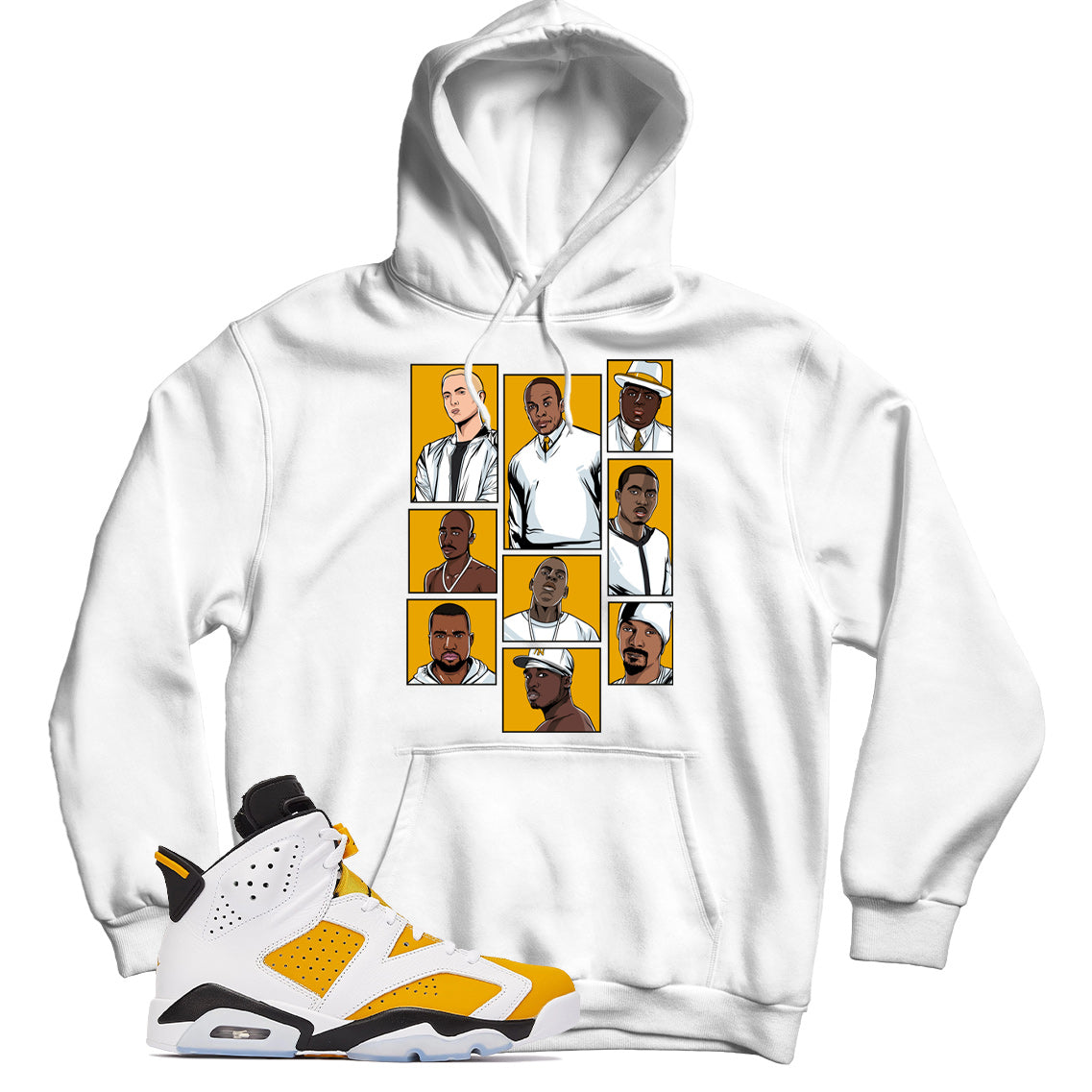 Jordan 6 Yellow Ochre hoodie