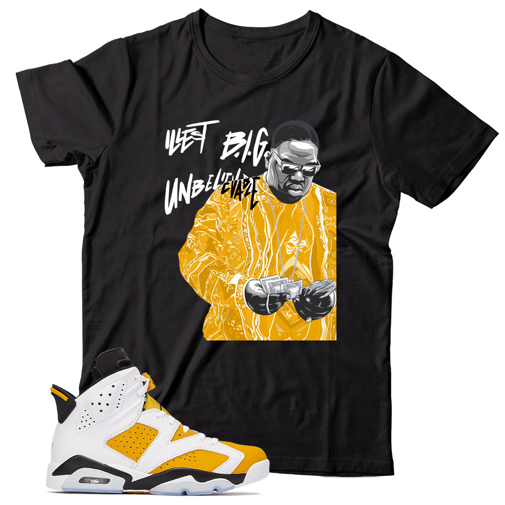 Jordan 6 Yellow Ochre shirt