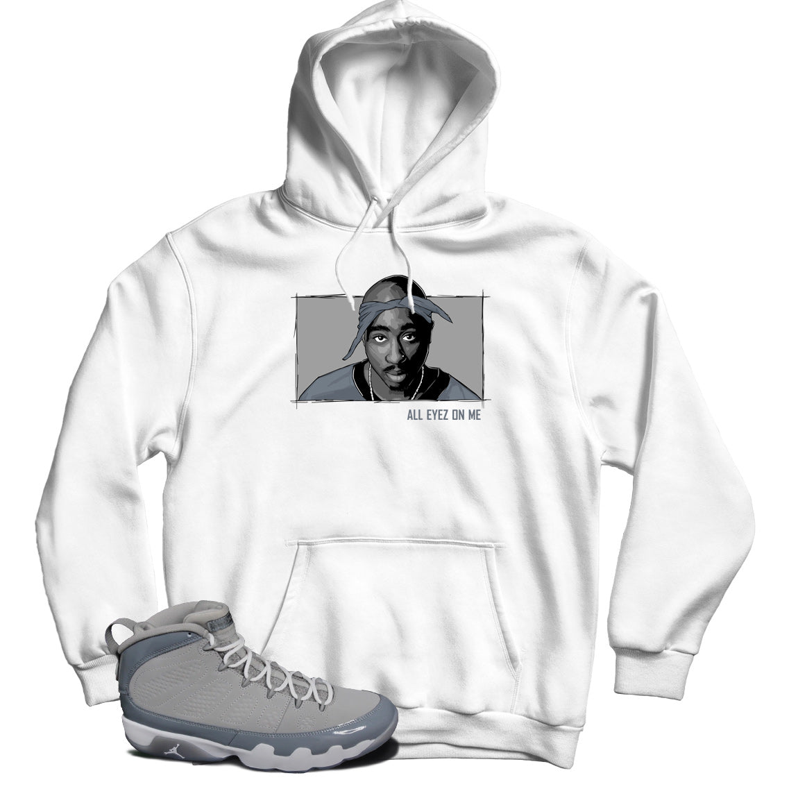 Jordan 9 Cool Grey hoodie