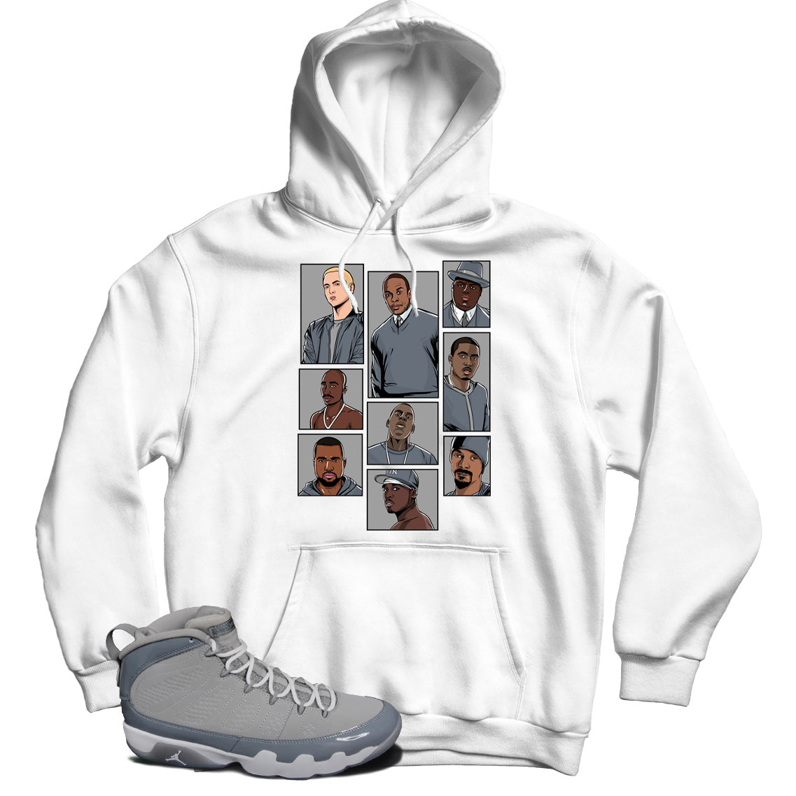 Jordan 9 Cool Grey hoodie