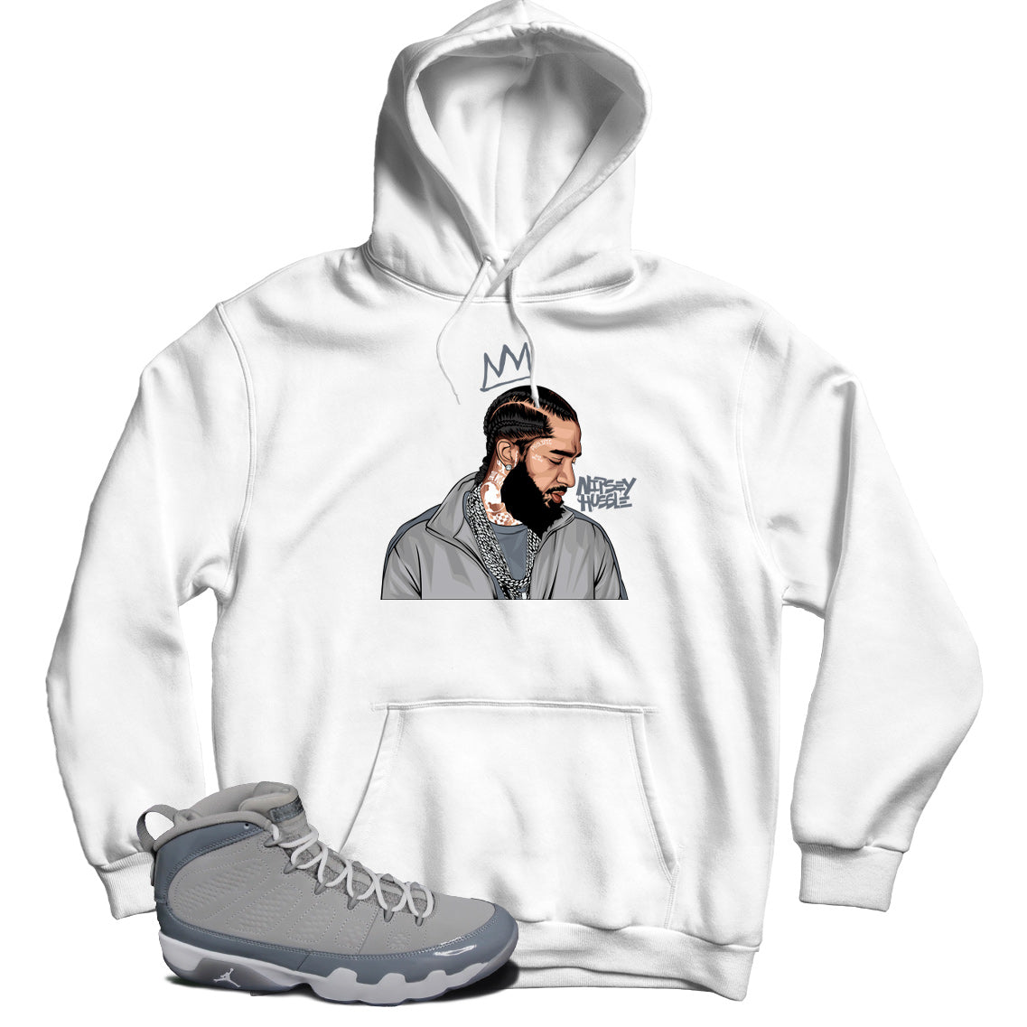 Jordan 9 Cool Grey hoodie