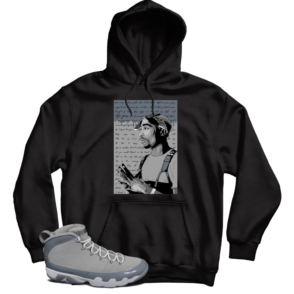 Jordan 9 Cool Grey hoodie