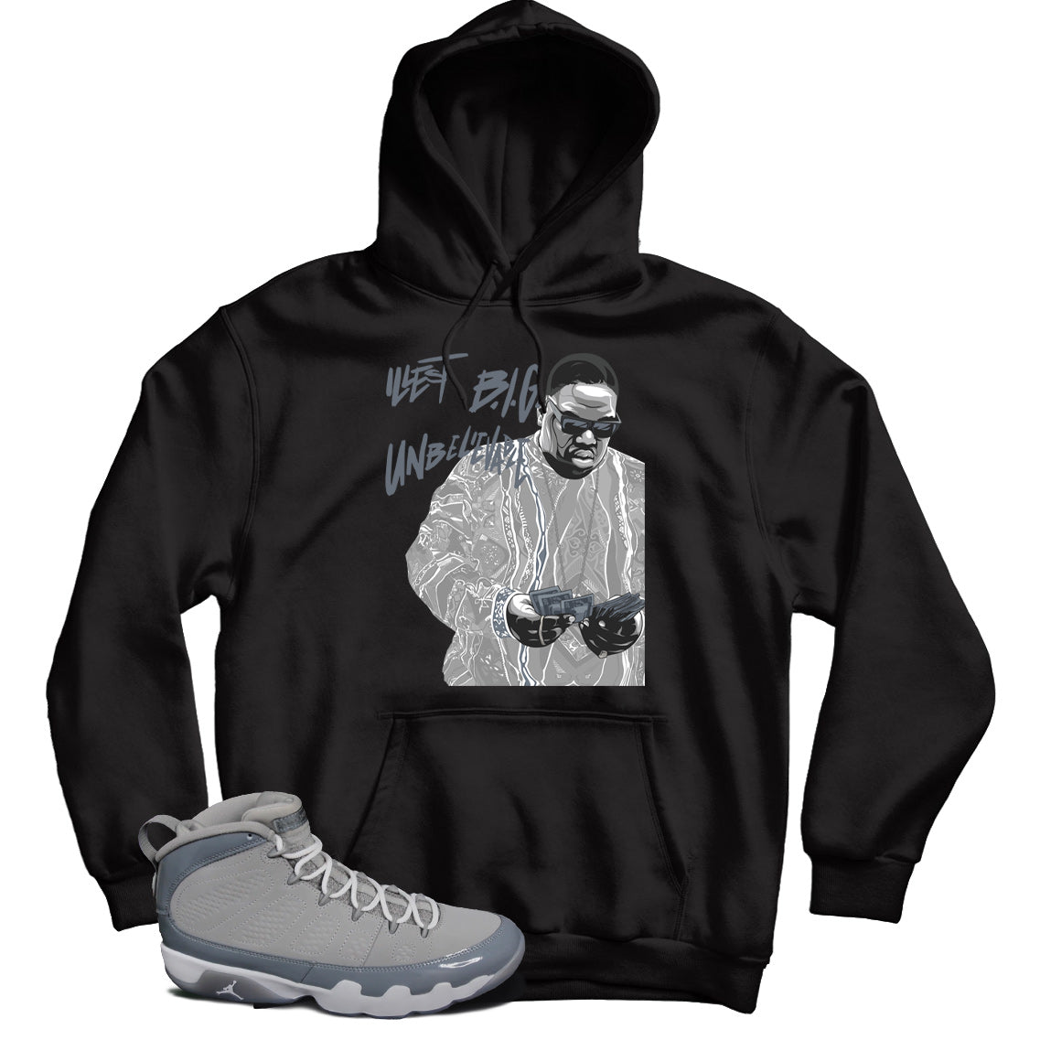 Jordan 9 Cool Grey hoodie