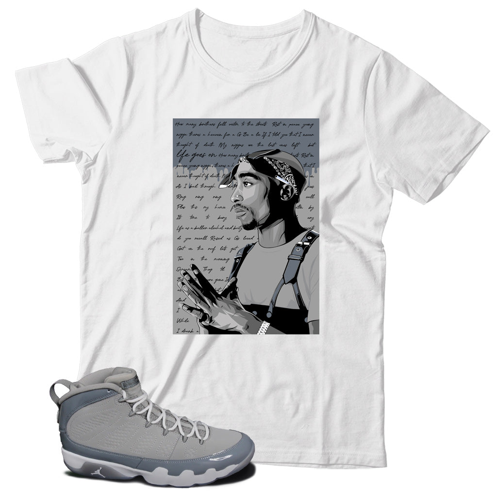 Jordan 9 Cool Grey shirt