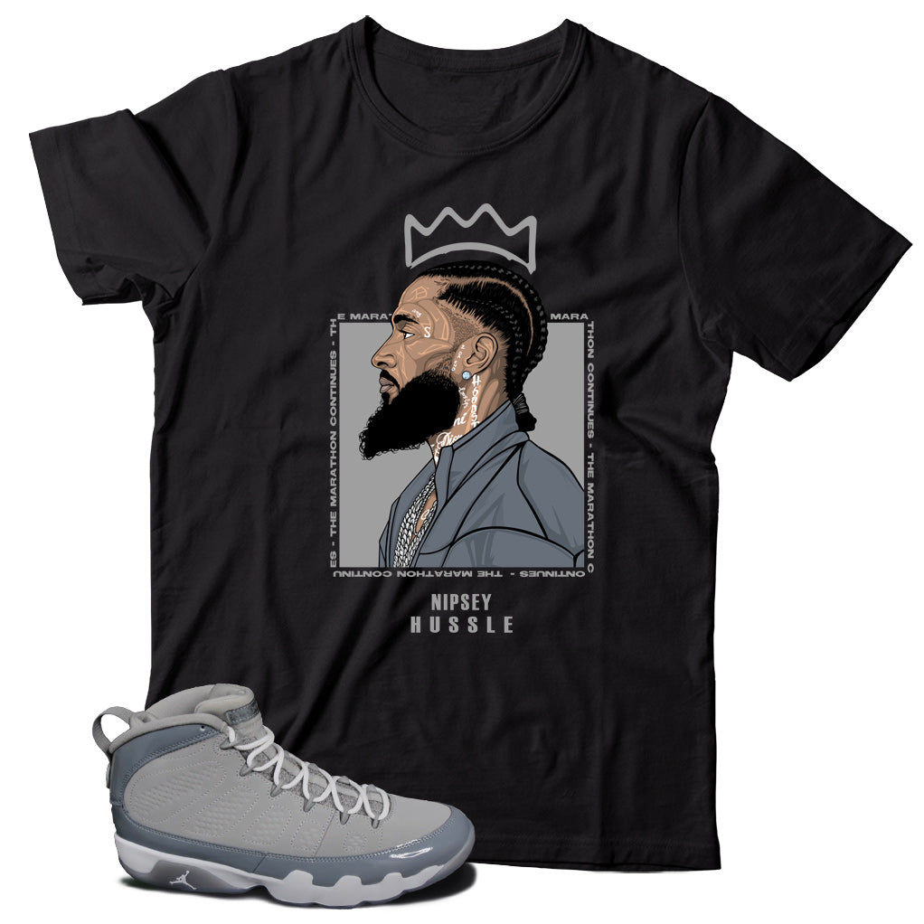 Jordan 9 Cool Grey shirt
