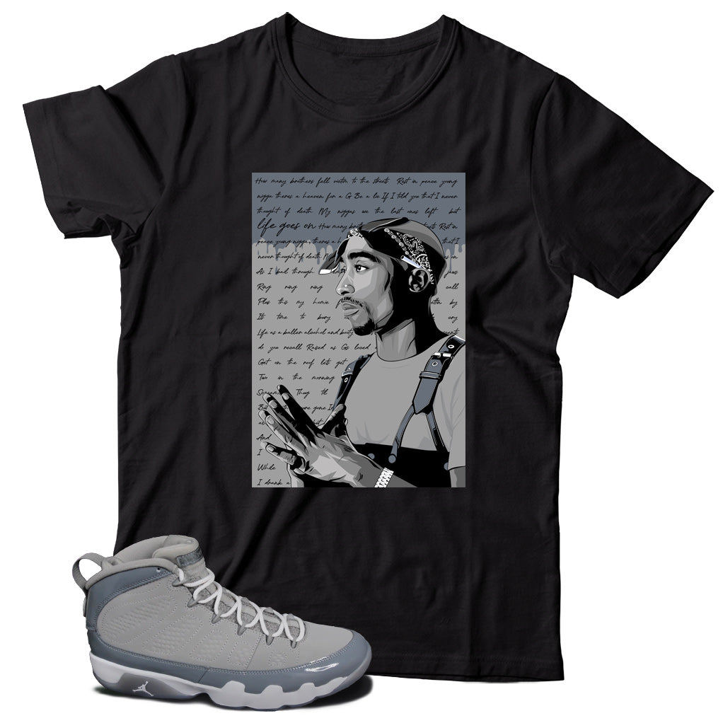 Jordan 9 Cool Grey shirt