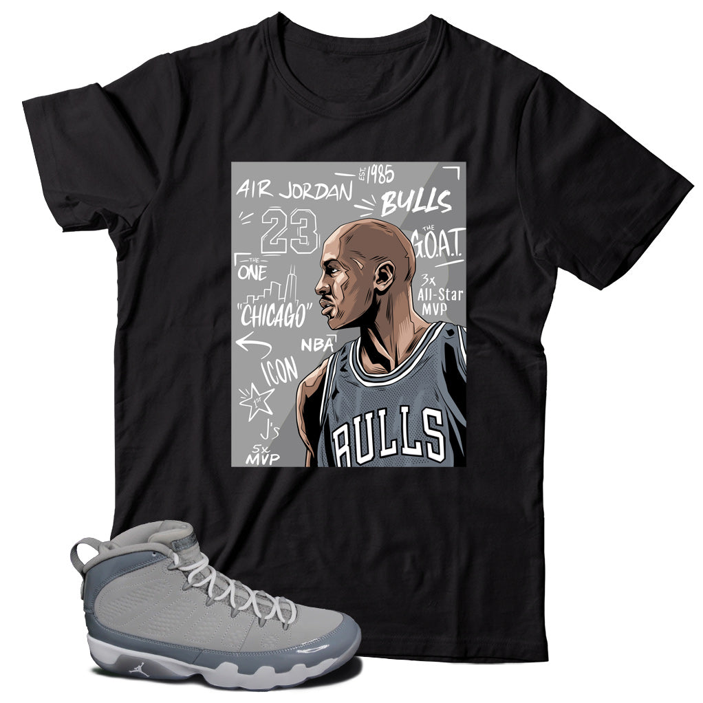 Jordan 9 Cool Grey shirt