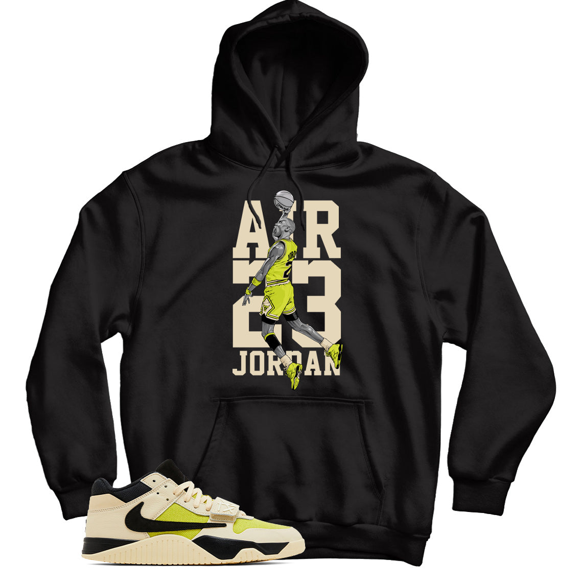 Jordan Jumpman Jack Travis Scott Bright Cactus hoodie