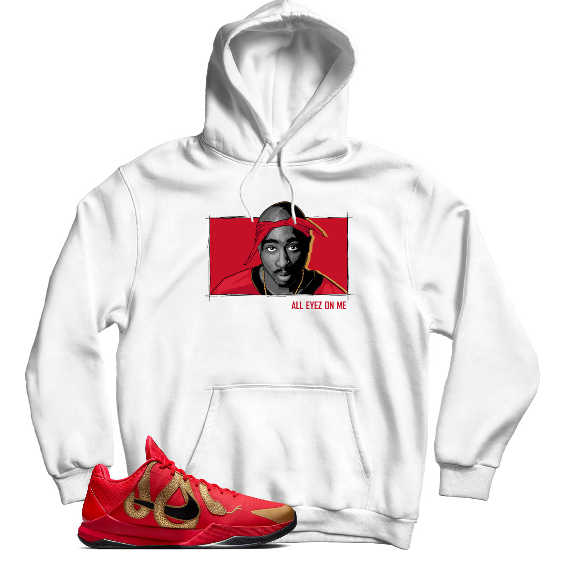 Kobe 5 Protro Year of the Mamba Red hoodie