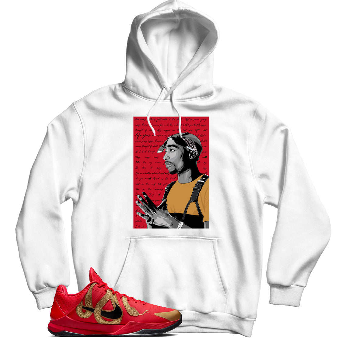 Kobe 5 Mamba Red hoodie