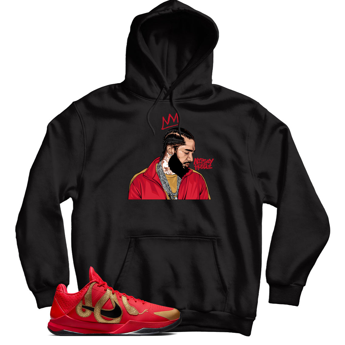 Kobe 5 Protro Year of the Mamba Red hoodie