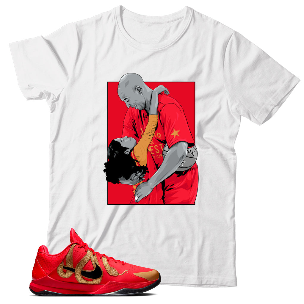 Kobe 5 Protro Year of the Mamba Red shirt