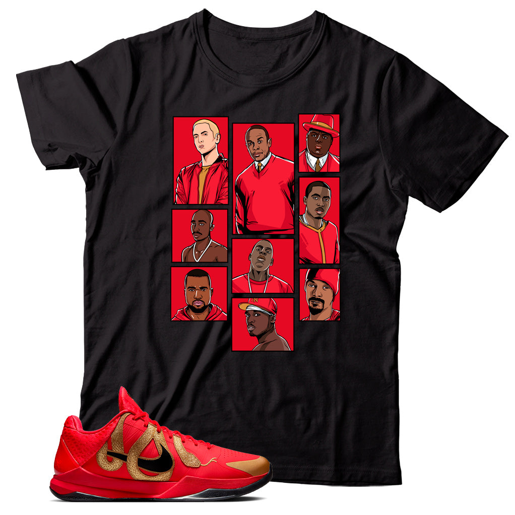 Kobe 5 Protro Year of the Mamba Red shirt