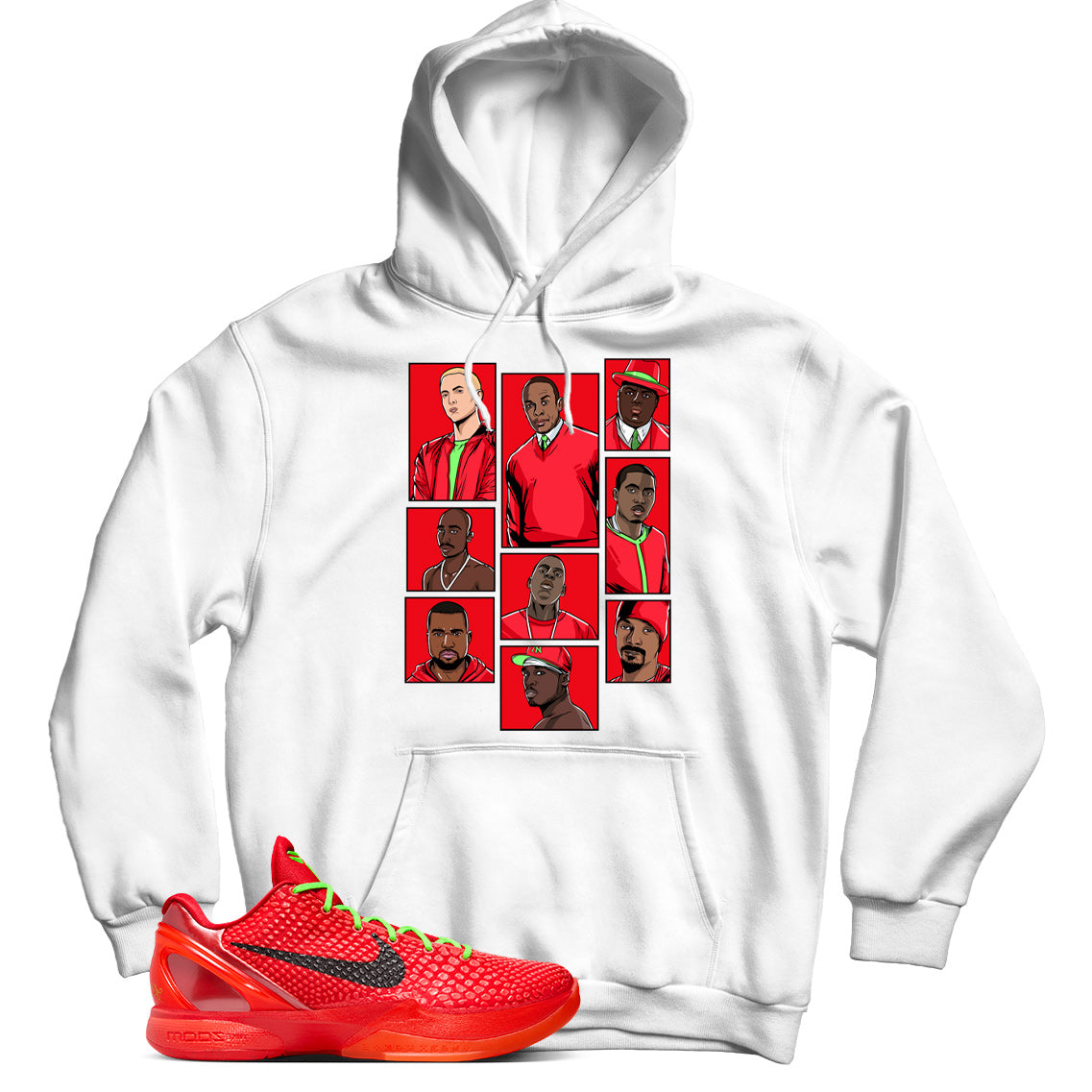 Kobe 6 Protro Reverse Grinch hoodie