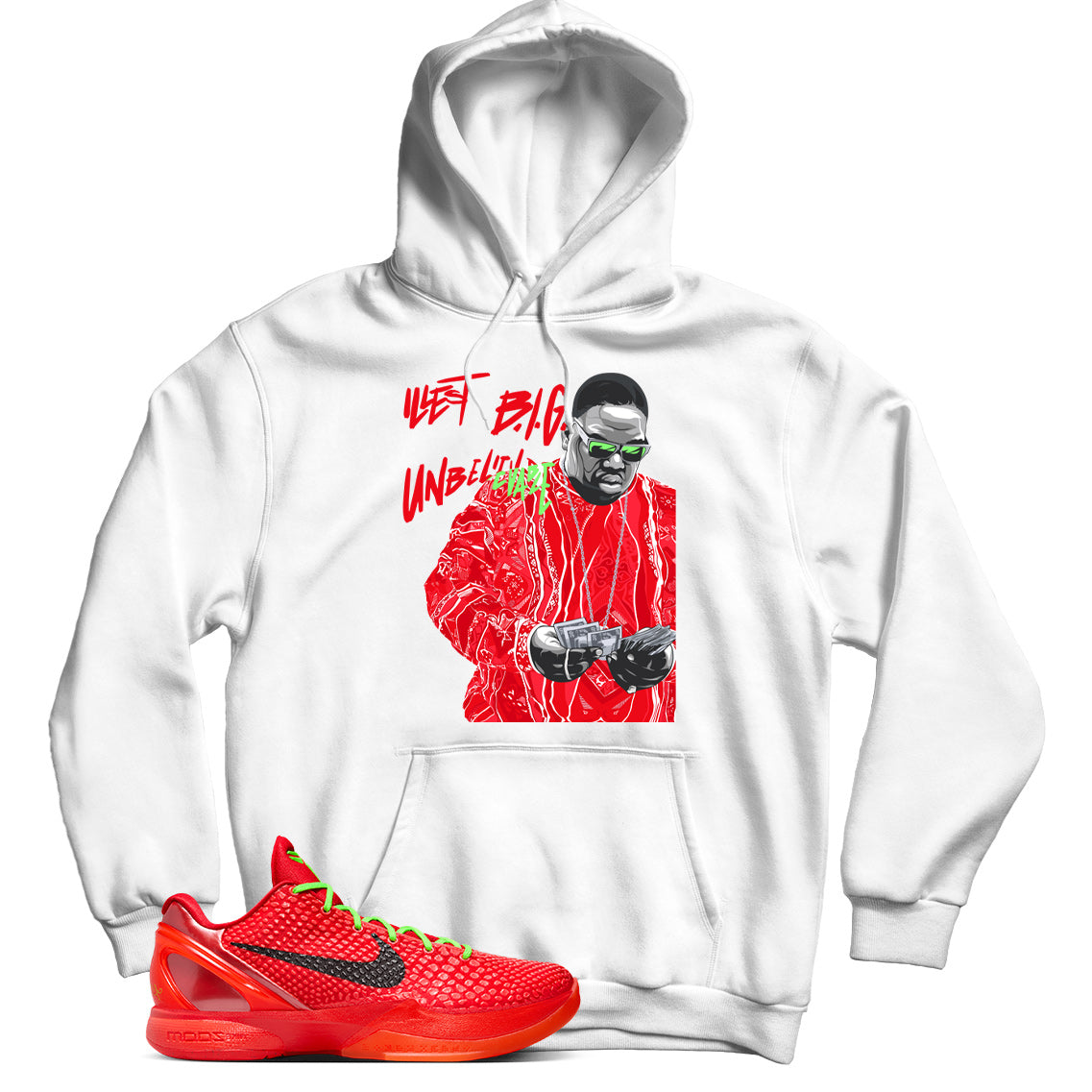 Hoodie Match Kobe 6 Protro Grinch