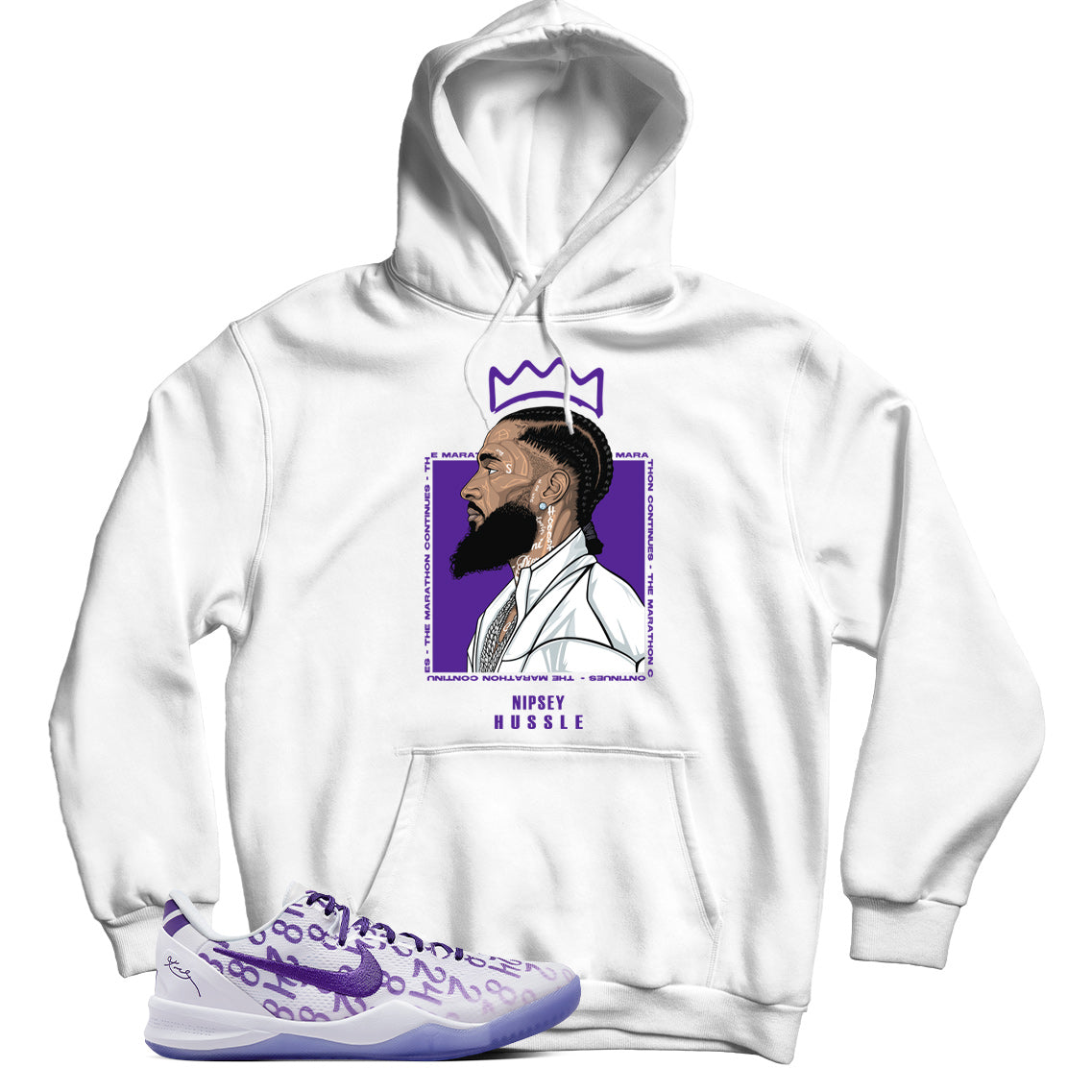 Kobe 8 Court Purple hoodie