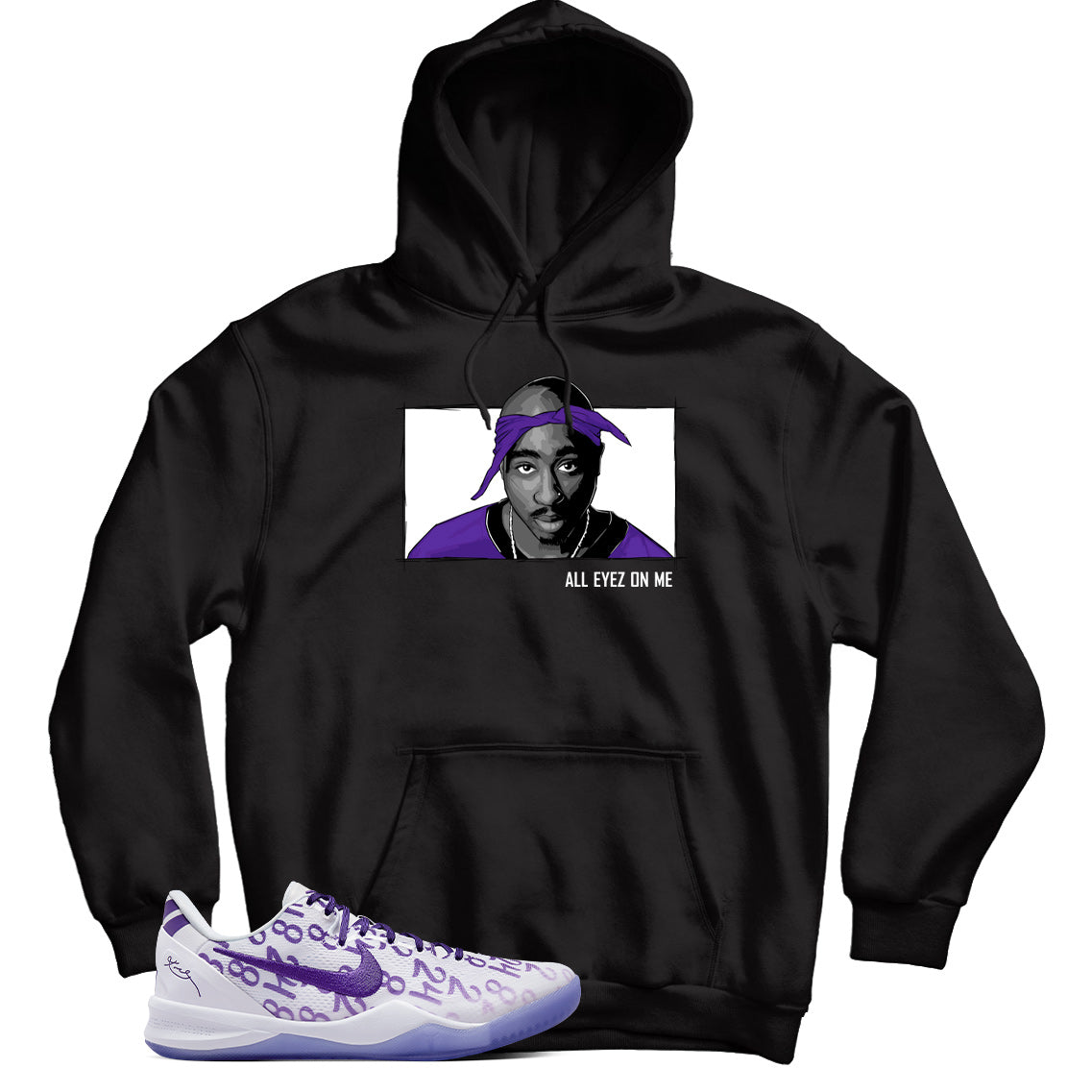 Kobe 8 Protro Court Purple hoodie