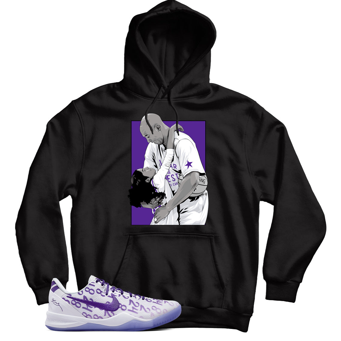 Kobe 8 Court Purple hoodie