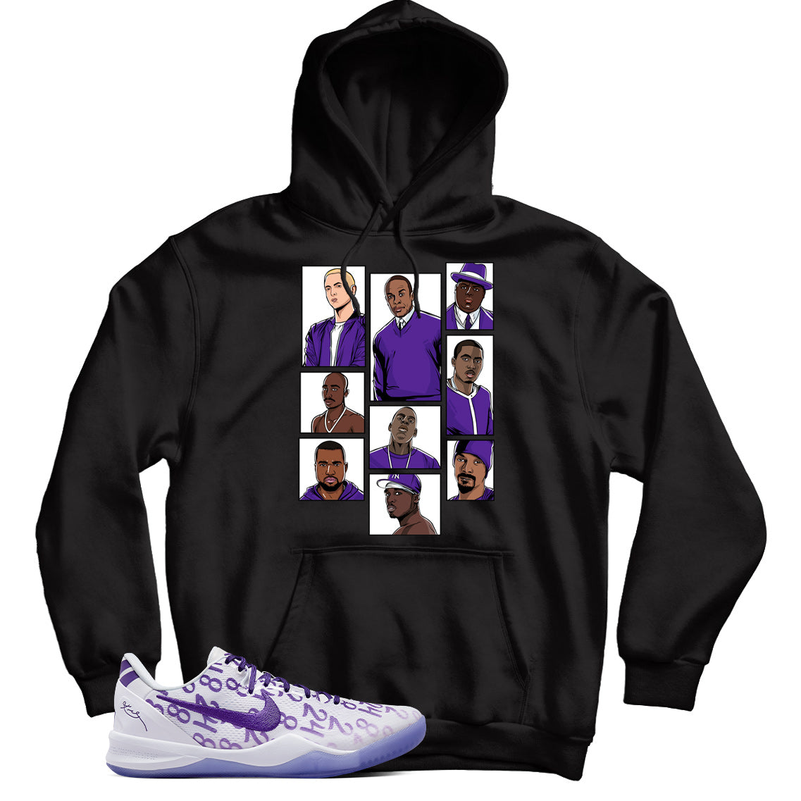 Kobe 8 Court Purple hoodie
