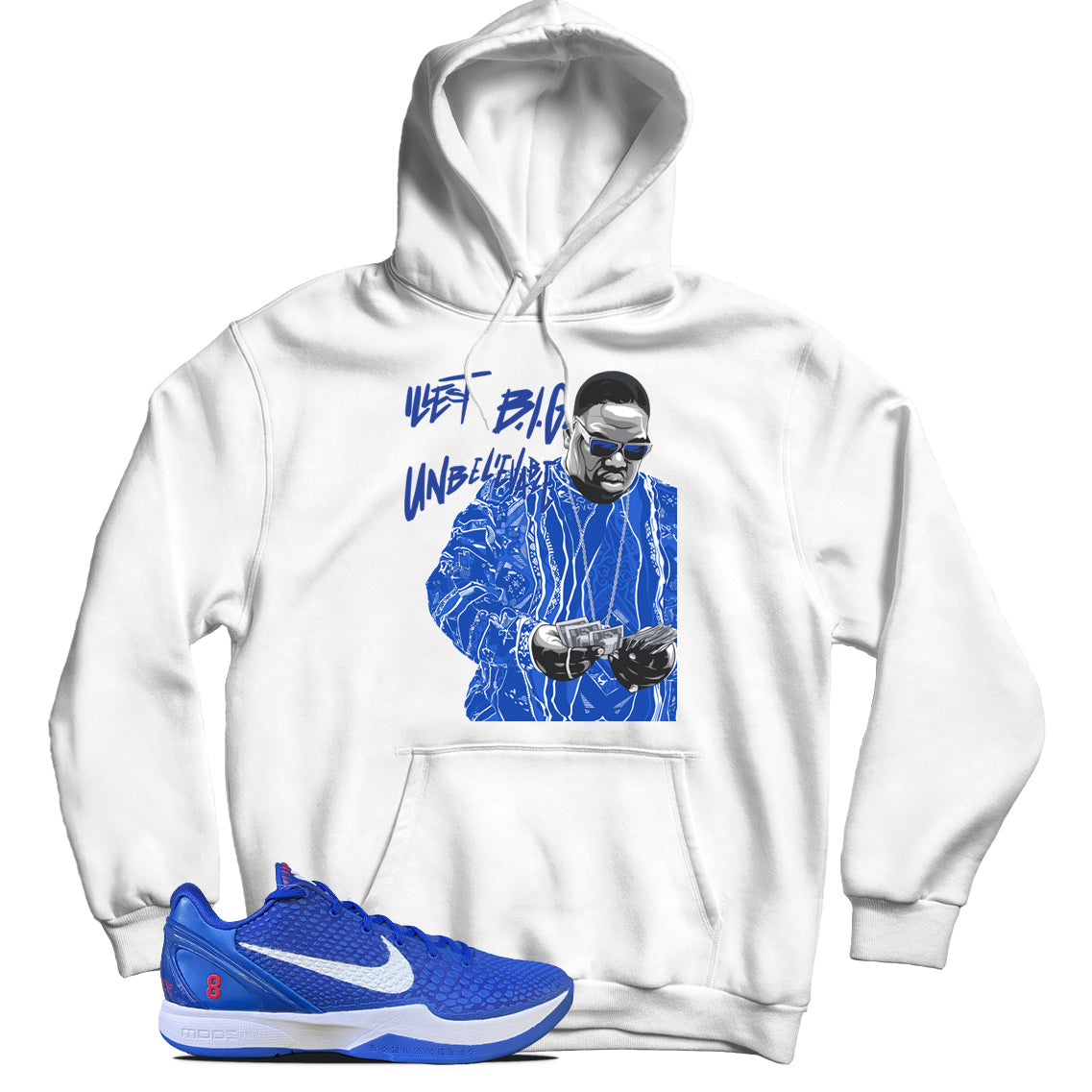 Kobe 6 Protro Dodgers hoodie