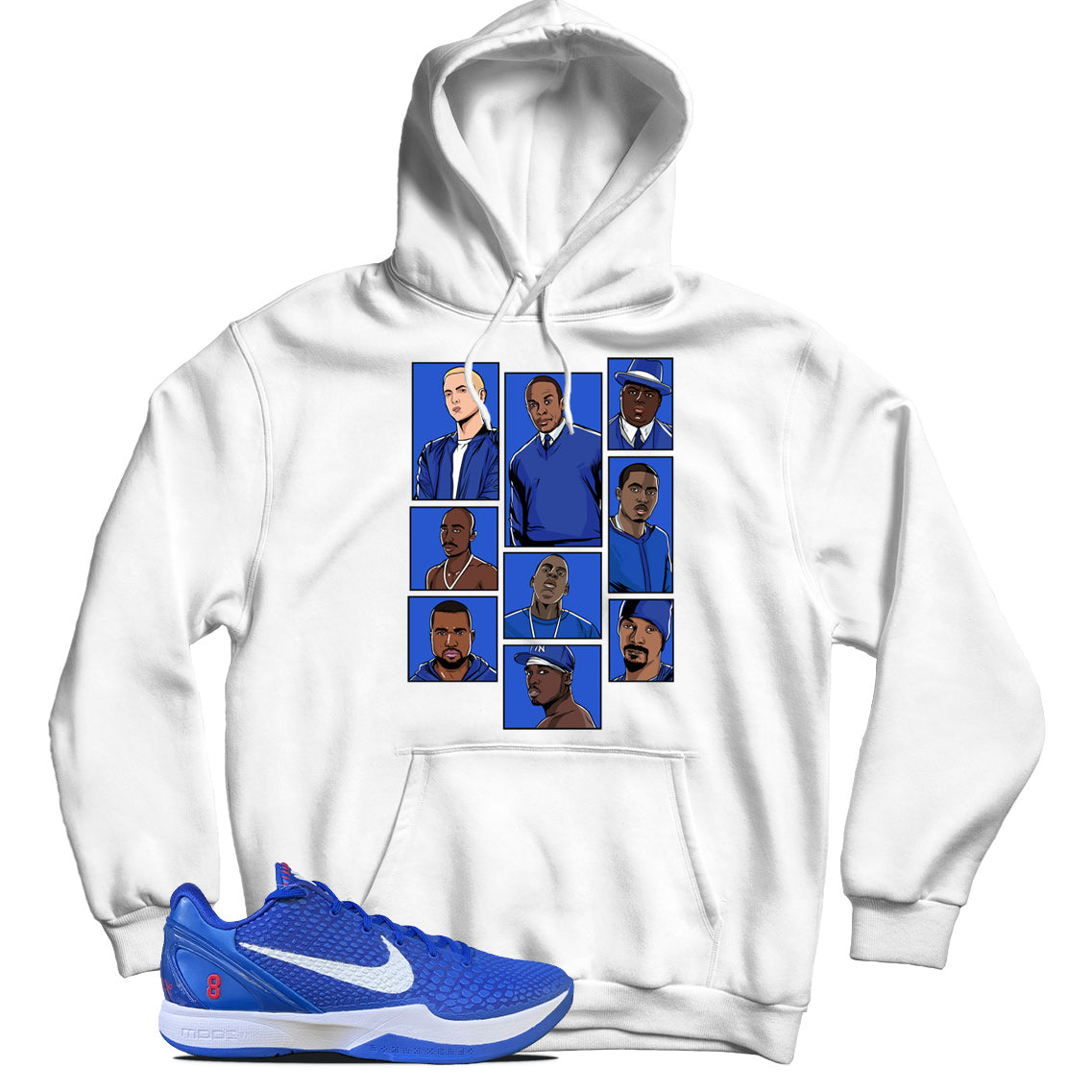 Kobe 6 Protro Dodgers hoodie