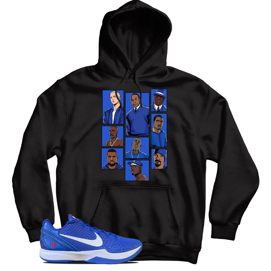 Kobe 6 Protro Dodgers hoodie