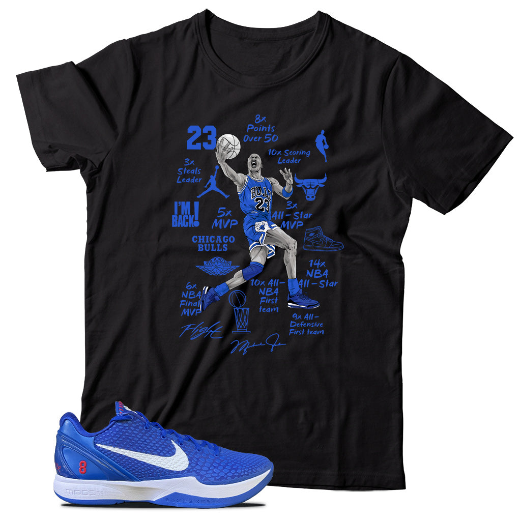 Kobe 6 Protro Dodgers shirt