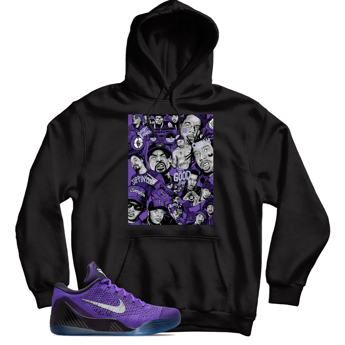 Kobe 9 Elite Low Protro Moonwalker hoodie
