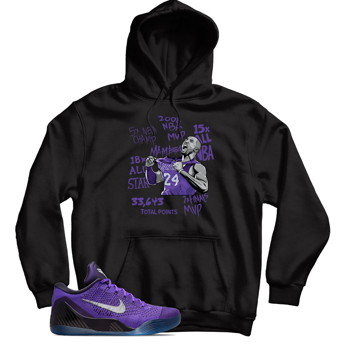 Kobe 9 Elite Low Protro Moonwalker hoodie