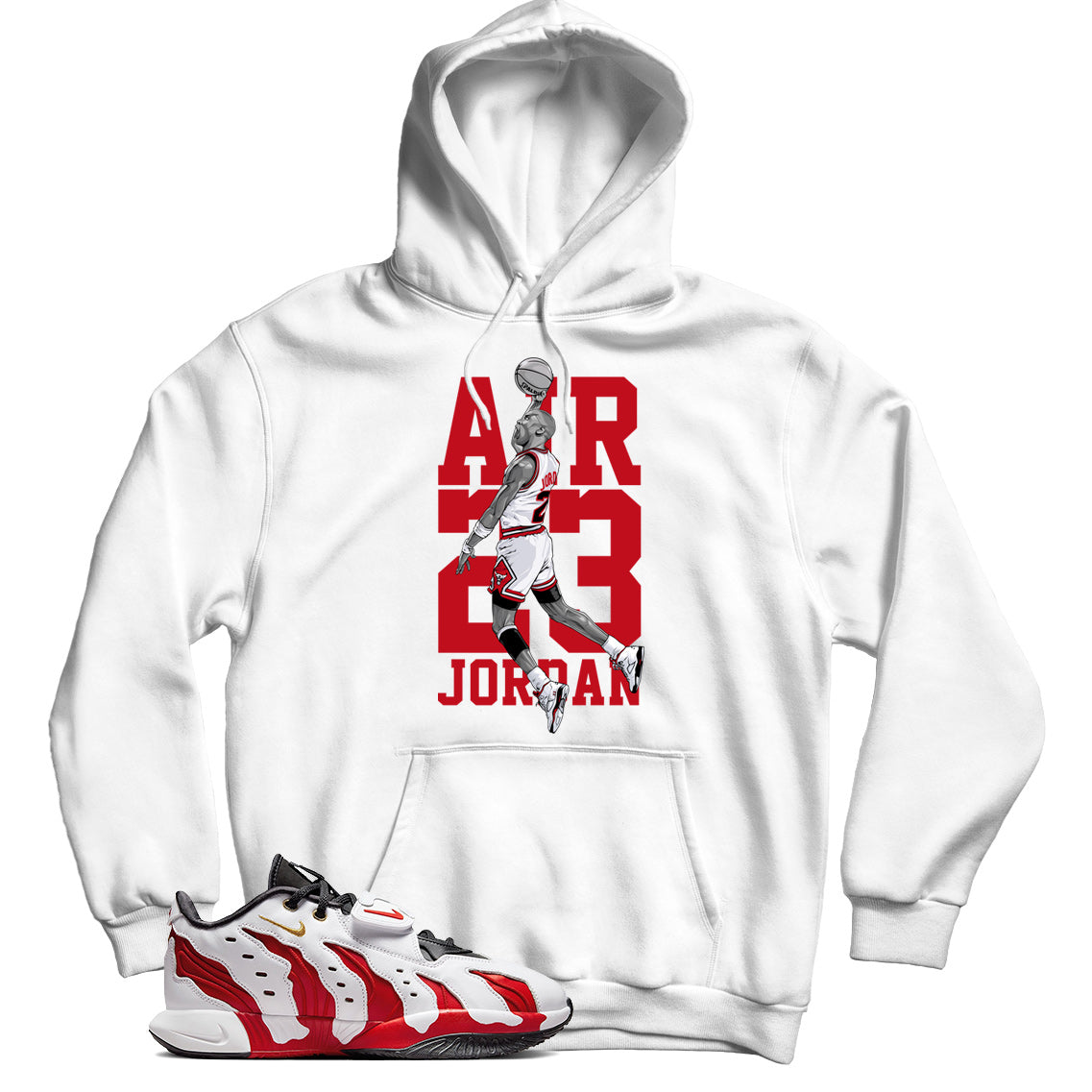 LeBron 21 Prime 96 Varsity Red hoodie