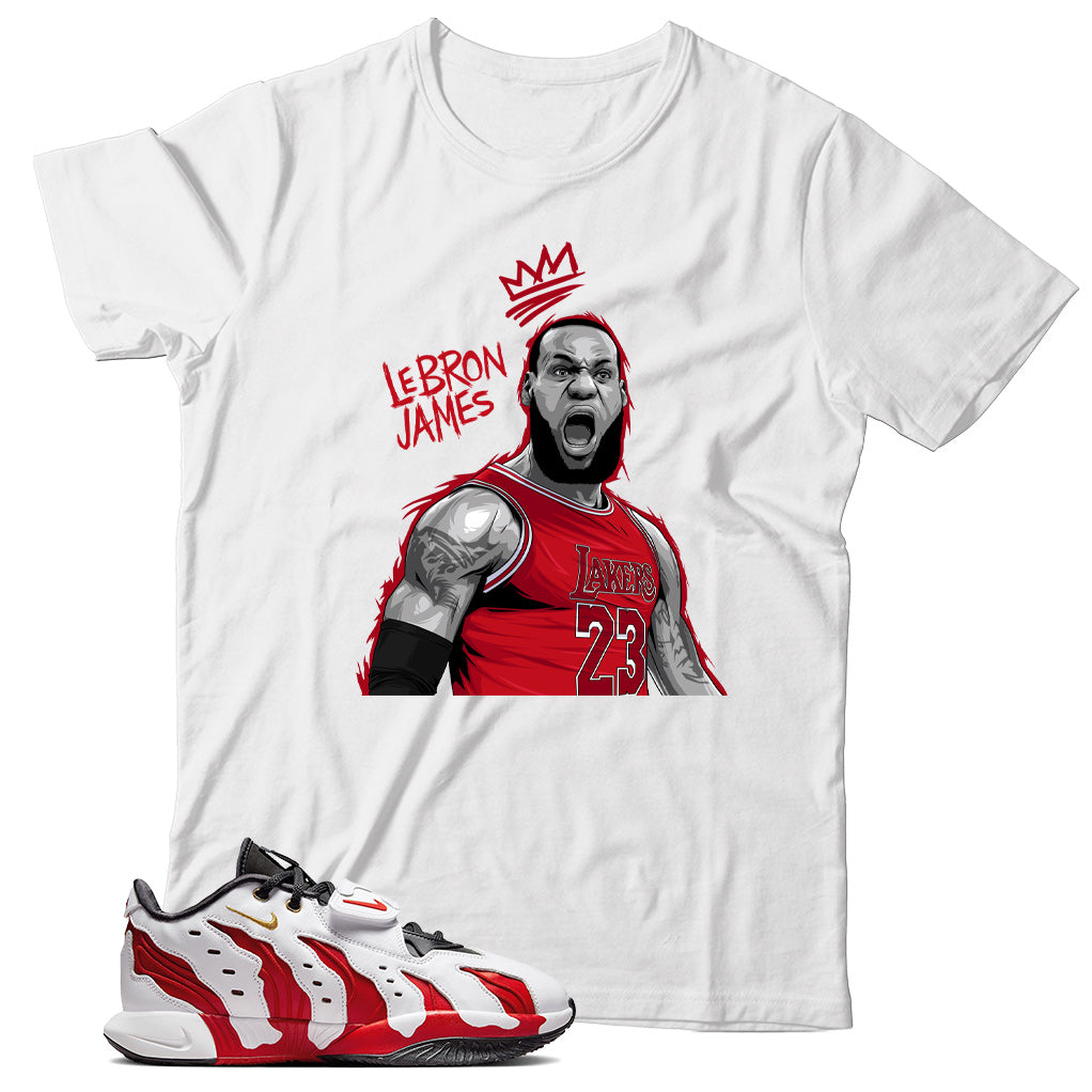 LeBron 21 Prime 96 Varsity Red shirt