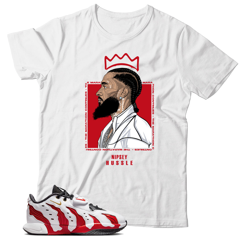 LeBron 21 Prime 96 Varsity Red shirt