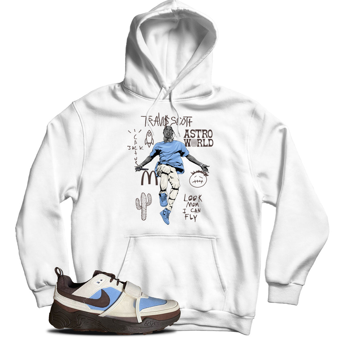 Nike Zoom Field Jaxx Travis Scott Leche hoodie