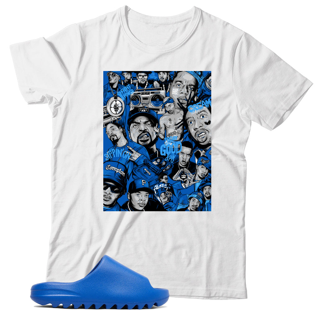 Yeezy Slide Azure shirt