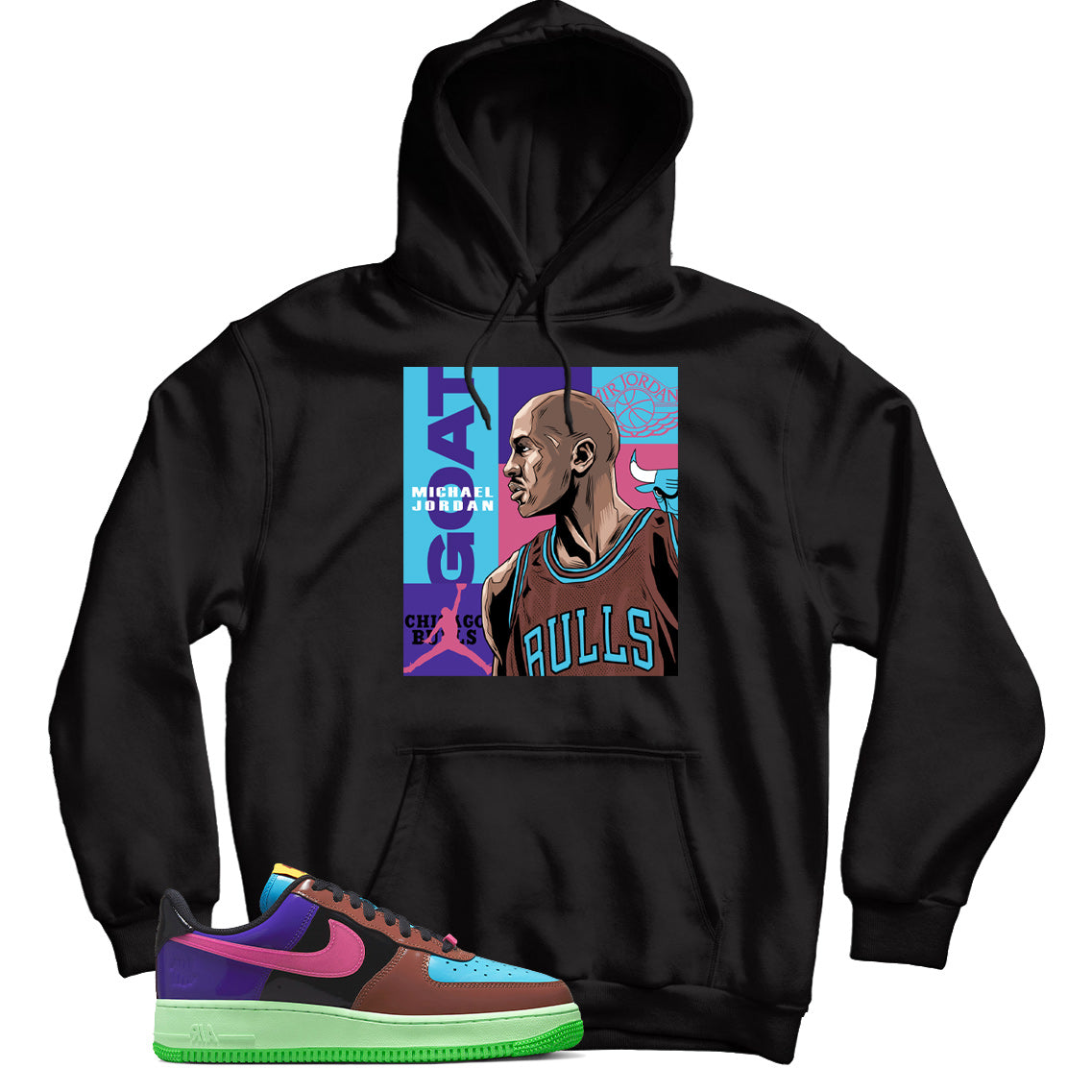 Air Force 1 Low Undefeated Pink Prime Hoodie