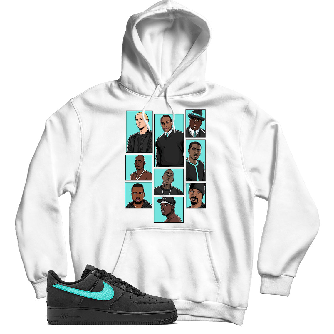 Nipsey(2) Hoodie Match Air Force 1 Low Triple Red