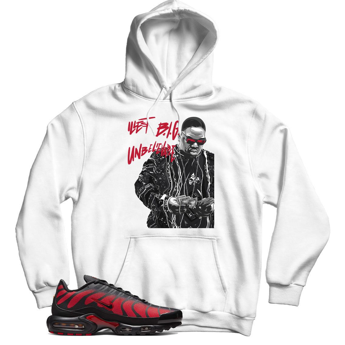 Air Max Plus Bred Reflective hoodie